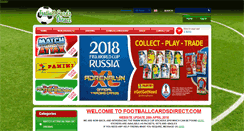 Desktop Screenshot of footballcardsdirect.com
