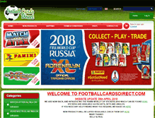 Tablet Screenshot of footballcardsdirect.com